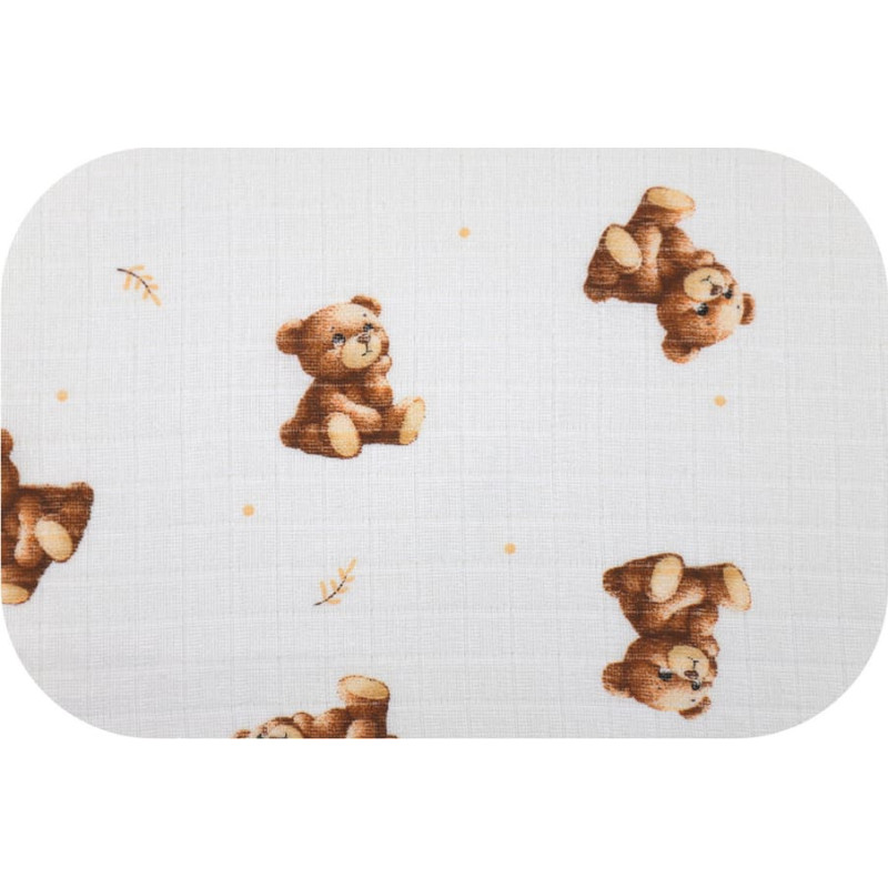 Ega Kids Diaper - 31142 -TETRA DRUK - EGA - ZAMYŚLONY MIŚ - - size 70x80 cm