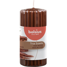 Bolsius Svece arom. cilindrs True Scents &Oslash;120x58mm oud wood