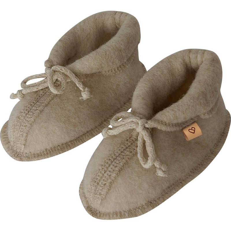 Wool baby shoes Sierra S 0-6m brown