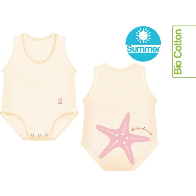 Growing body Bio Cotton Summer 0-36m starfish