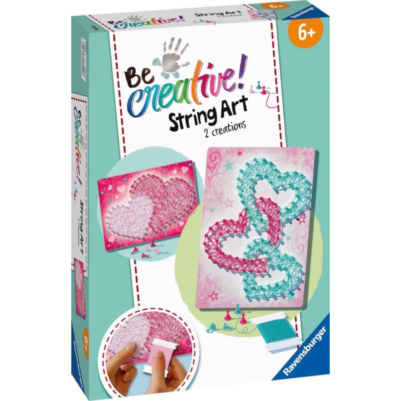 Ravensburger Craft Kit &ndash; BeCreative String Art: Hearts