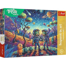 Trefl Puzzle 100 Kosmiczne fantazje / Rodzina Treflik&oacute;w
