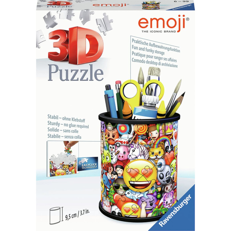 Ravensburger 3D puzzle pencil holder Emoji 6+