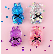 Mudimismänguasi Animal läbipaistev sädelev 8 cm