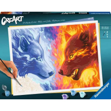Ravensburger Paint by Numbers &ndash; CreArt: Fire & Ice