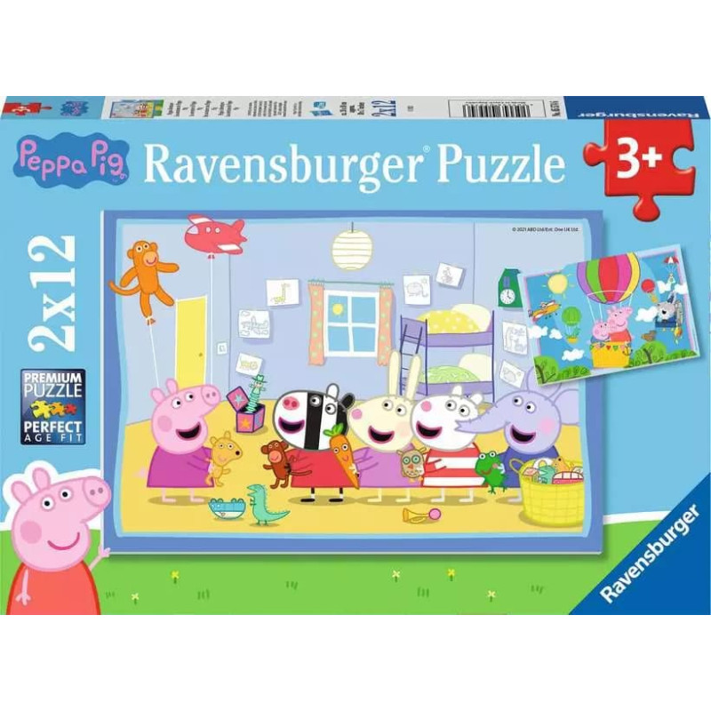 Ravensburger Puzzle 2x12 pcs Peppa Pig