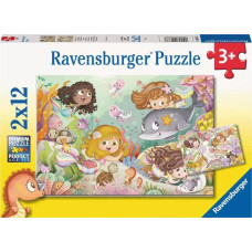 Ravensburger Puzzle 2x12 pcs Fairies and Mermaids