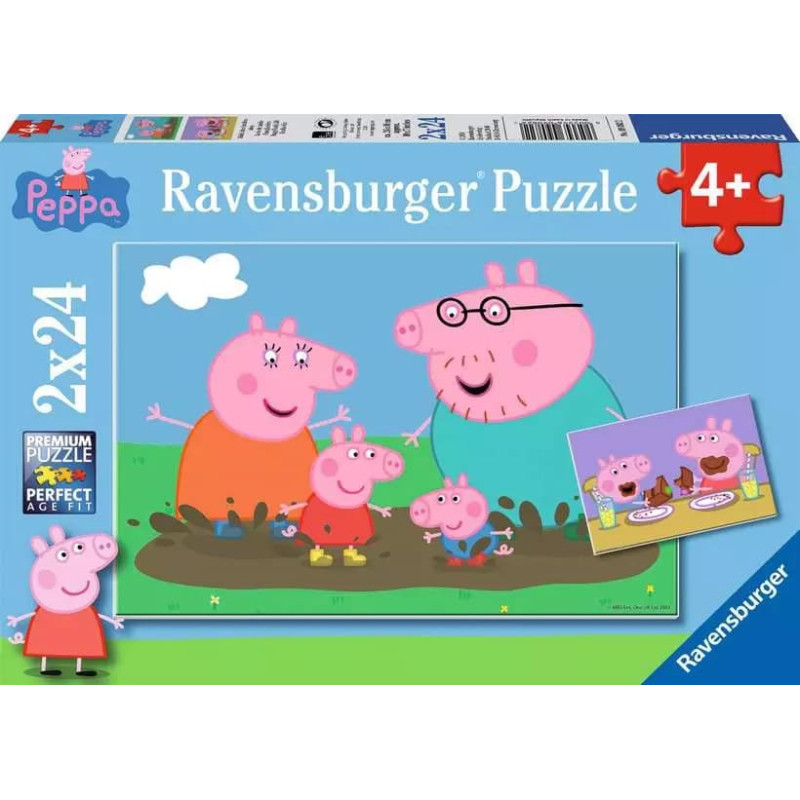 Ravensburger Puzzle 2x24 pcs Peppa