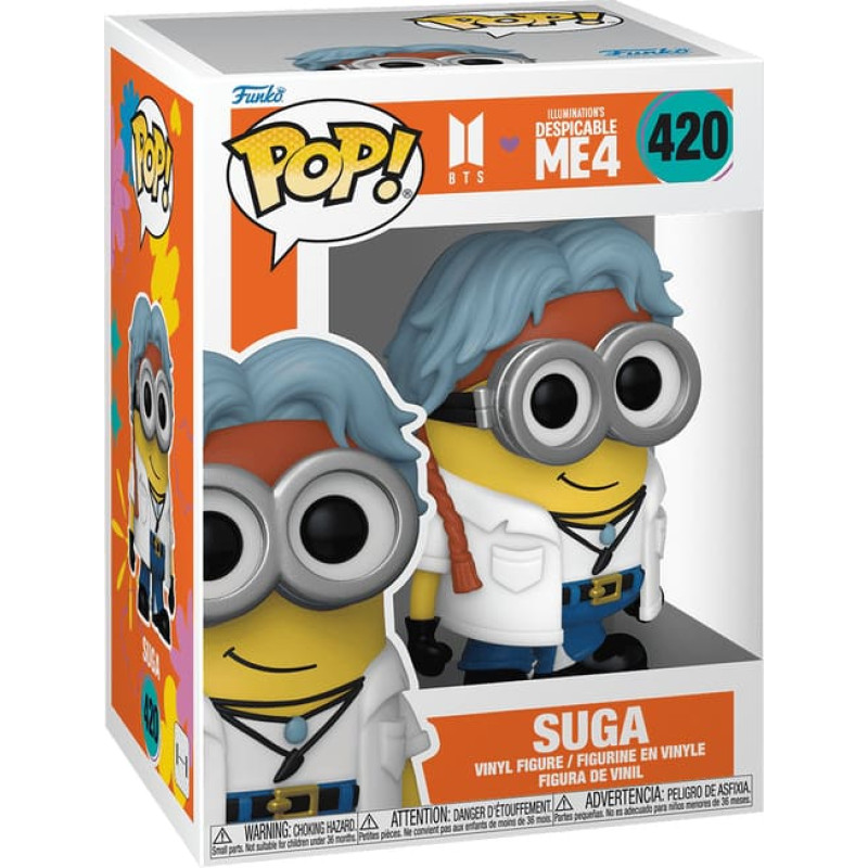Funko POP! Vinilinė figūrėlė: BTS x Despicable Me 4 - Suga