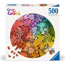Ravensburger Puzzle 500 Circle of Colours: Tropical Round