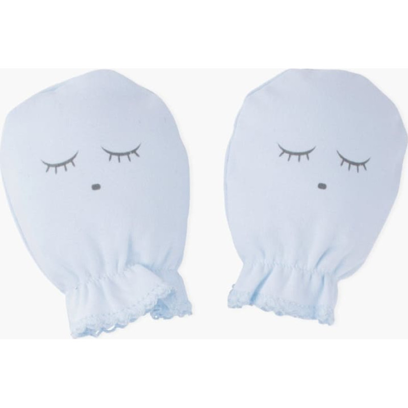 Livly Clothing Cimdi jaundzimu&scaron;ajiem Livly "blue/grey", one size