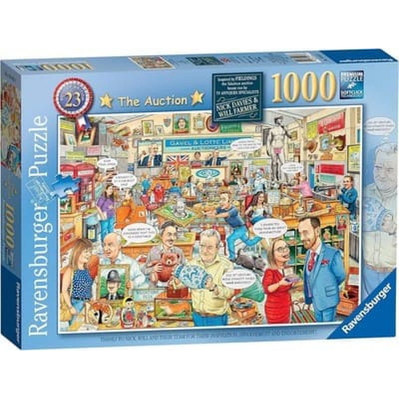 Ravensburger Puzzle 1000 The Auction &ndash; Best of British Collection No.23