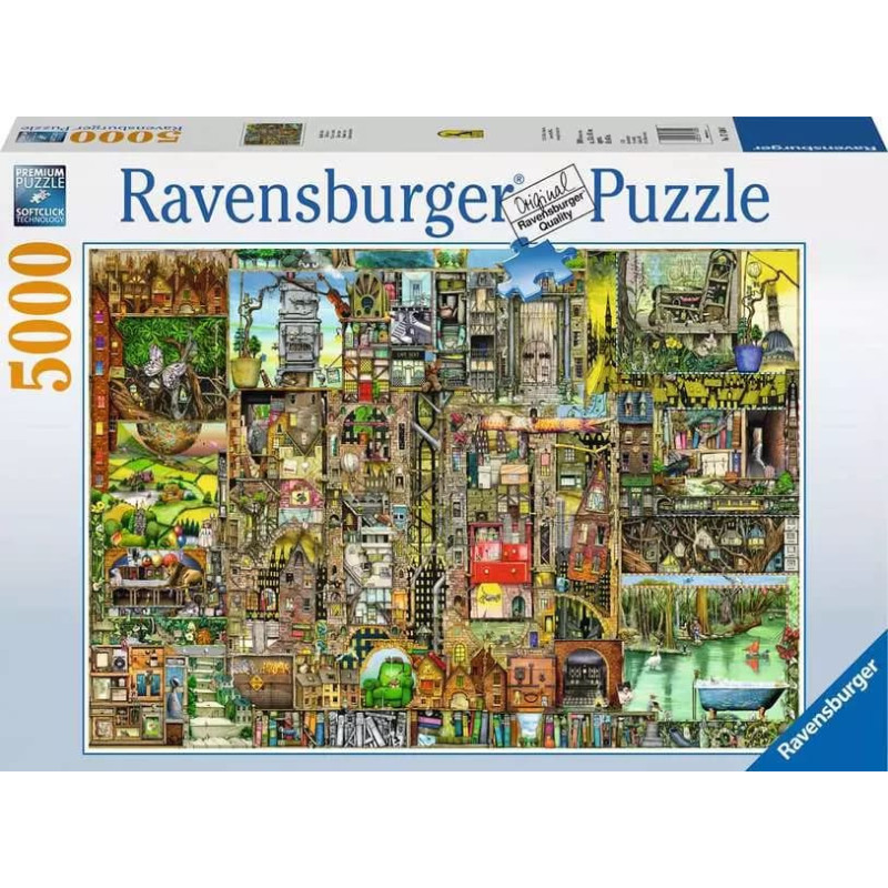 Ravensburger Puzzle 5000 Bizarre Town