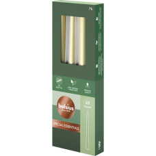 Bolsius Galda sveces 4gab.kastē 245/24mm sudraba