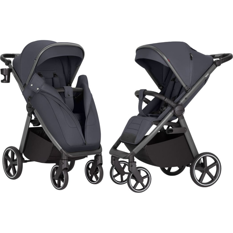 Carrello Baby Vežimėlis Bravo SL DELUXE CRL-5520 Thunder Grey