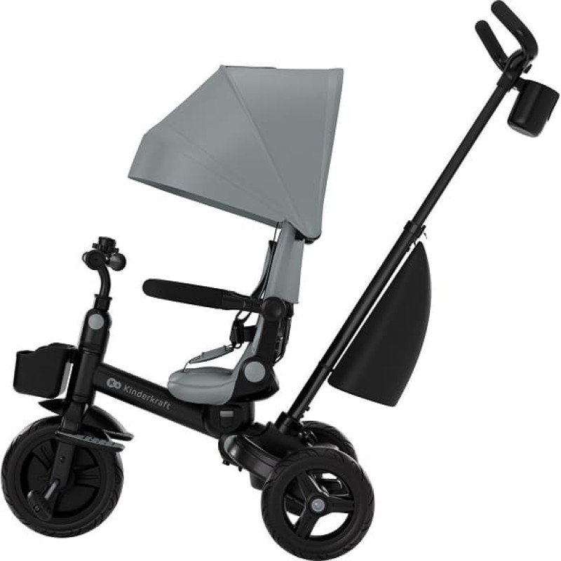 Kinderkraft triratukas AVEO 2 Plus, pilkas