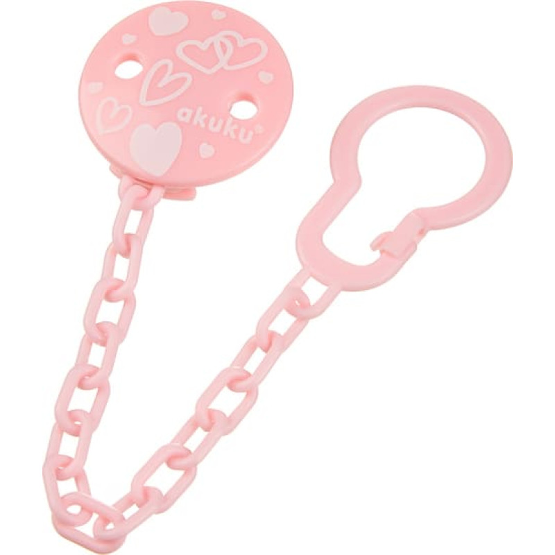 Akuku A0701 PACIFIER CHAIN PINK