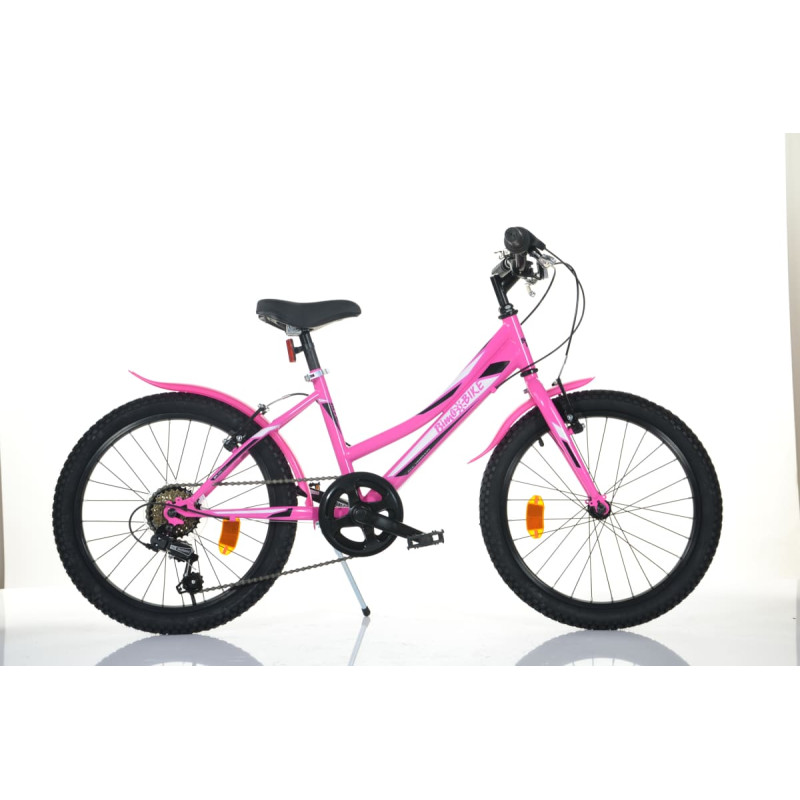 Bimbo Bike Vaikiškas dviratis 20" "VIRUS GIRL", rožinis/juodas
