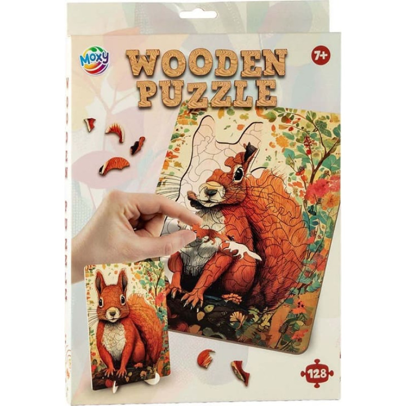 Moxy puidust pusle Orav 128 tk