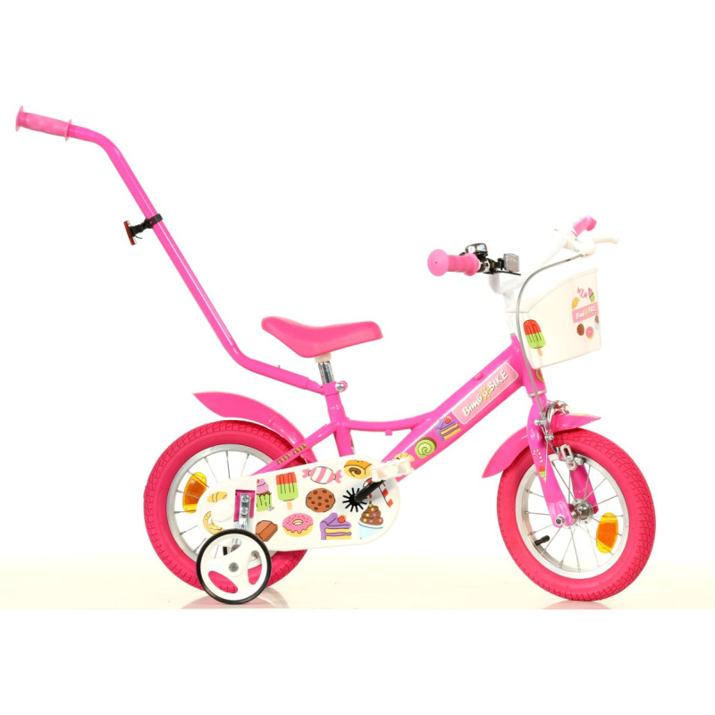 Bimbo Bike MTB 12" berniukų dviratis, 1 pavaros, su stūmimo rankena