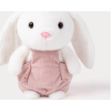 Teddykompaniet mink&scaron;tas žaislas Bunny with Dungarees White