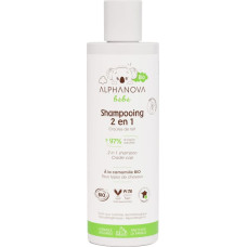 Alphanova BEBE gentle tear-free shampoo for the prevention and removal of cradle cap with soothing chamomile and orange blossom fragrance, 200 ml