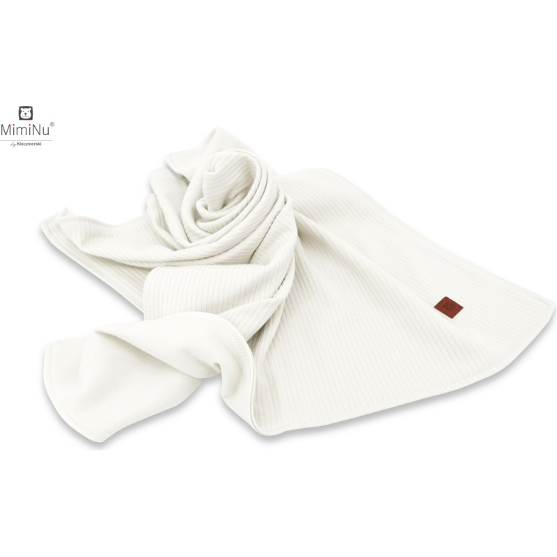 Miminu KIECZMERSKI Kocyk 75x100 cm MIMINU SOFT interlock bawełna 100% śmietanka