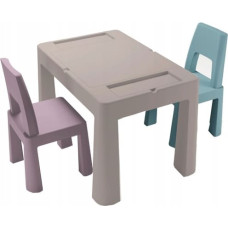 Tega Baby staliukas ir 2 kėdutės TEGGI MULTIFUN akmens/viržių/turkio (TI-011-179)