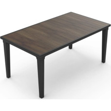 Keter Dārza galds Deco Futura pelēks/valrieksts