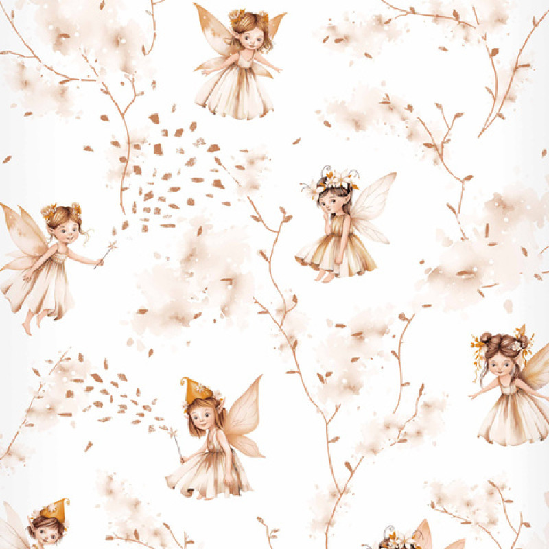 Atk Kieczmerscy Autiņ&scaron; flaneļa SPRITE (Feja) 70x80 cm (4340)