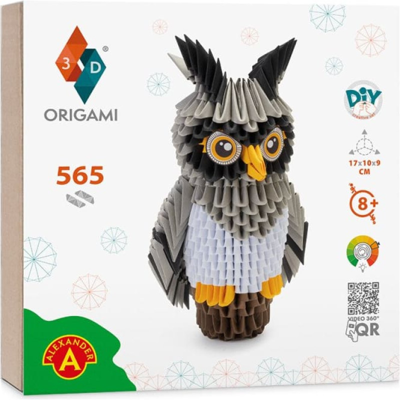 Alexander Origami 3D konstruktorius - Pelėda