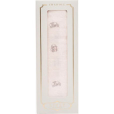 Livly Clothing Livly Bambusa Autiņ&scaron; Snuggle Bunny Marley Swaddle Pink