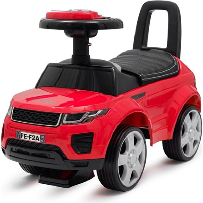 Baby Mix paspiriama mašinėlė 57176 SUV Prime — odinė sėdynė, guminiai ratai, raudona