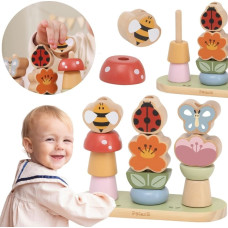 Viga Wooden Sorter Puzzle Garden 12m+