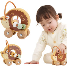 Viga Bead Maze on Wheels &ndash; Hedgehog 12M+