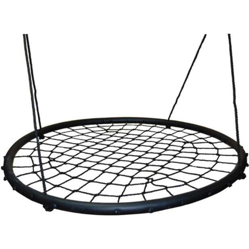 Šūpoles “Stārķa Ligzda” 120 cm, melnas