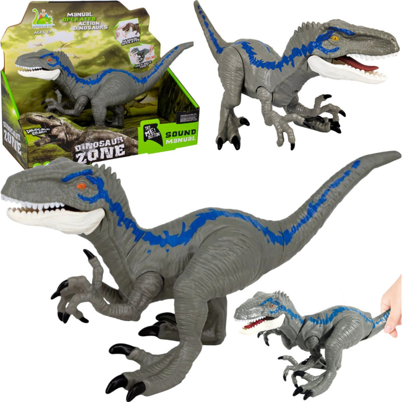 DINOZAUR Z GŁOSEM RUCHOME ELEMENTY