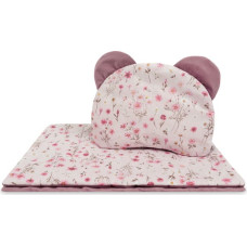 Sensillo STROLLER SET VELVET BLOOM PINK