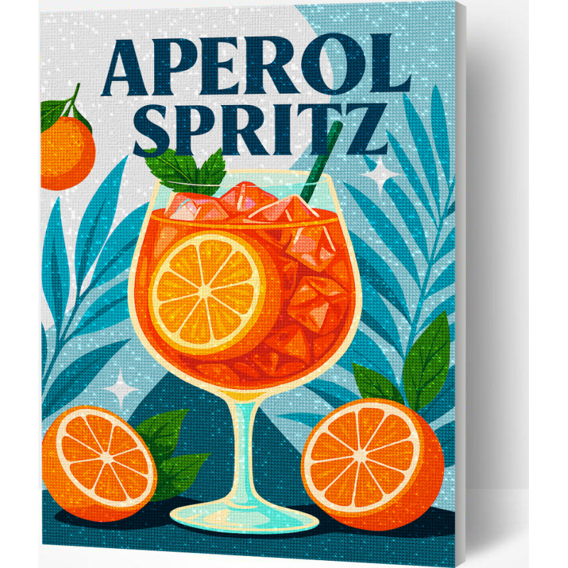 Splat Planet deimantinė dėlionė APEROL SPRITZ 30x40 cm