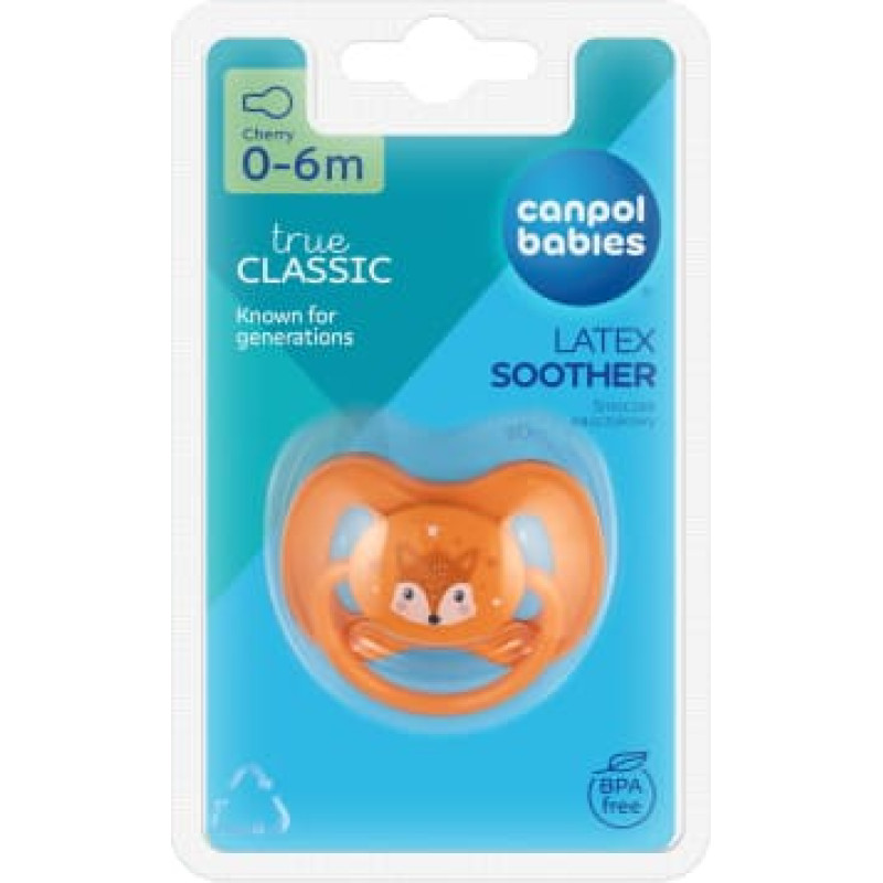 Canpol BABIES lateksa apaļais māneklītis CUTE ANIMALS, 0-6 m., 22_593_new