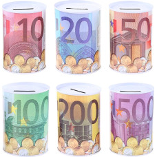 SKARBONKA METALOWA BANKNOT EURO
