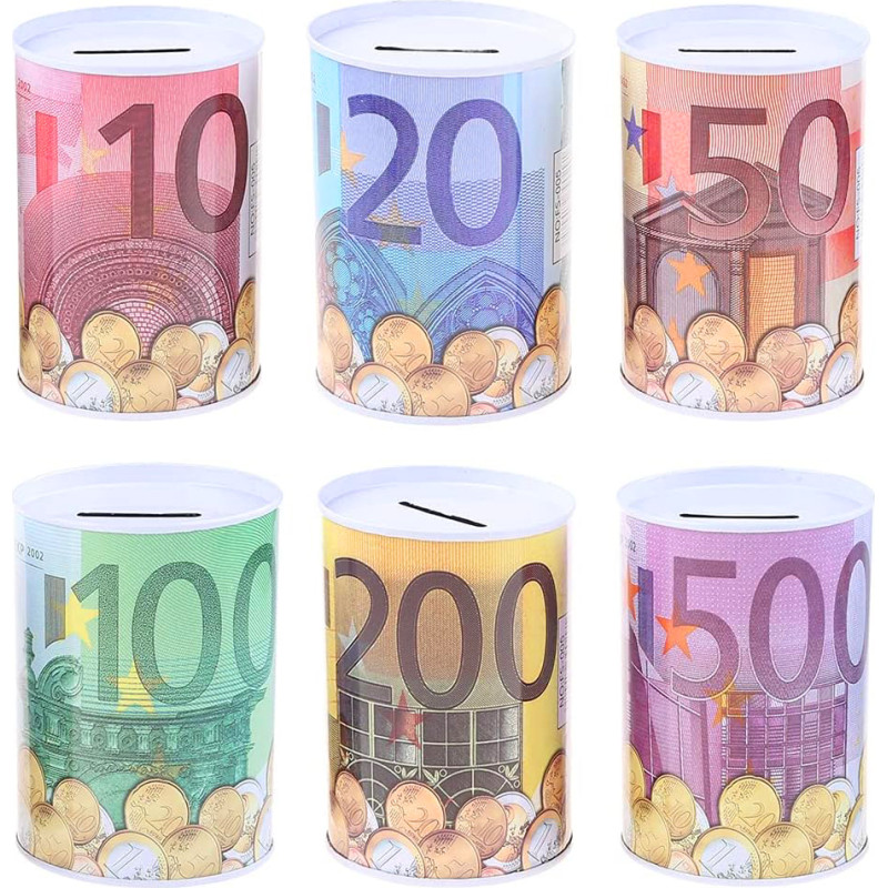 SKARBONKA METALOWA BANKNOT EURO