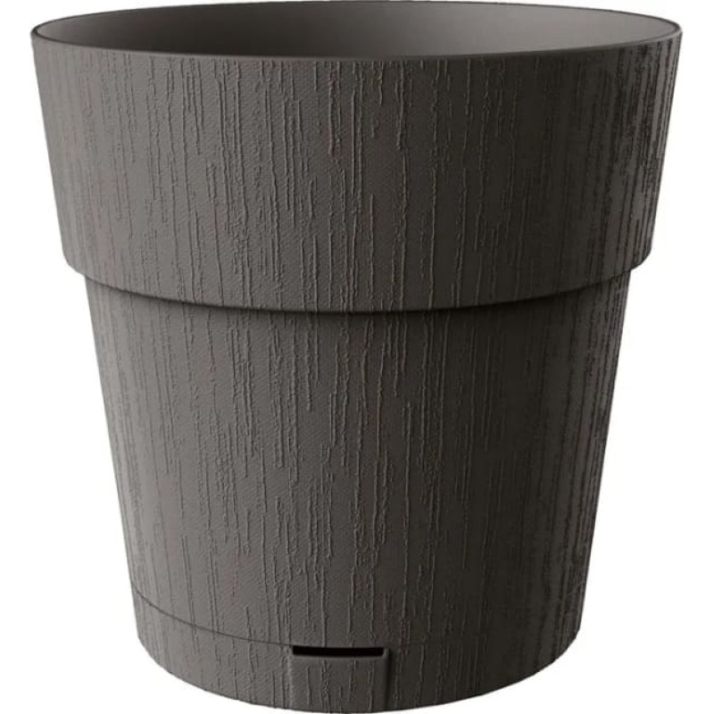 Stefanplast Puķu pods ar paliktni Ethica &Oslash;40x39cm pelēks