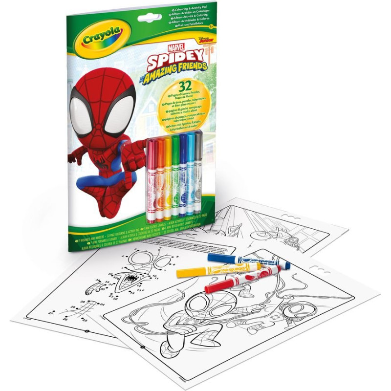 Crayola krāso&scaron;anas un aktivitā&scaron;u komplekts Color & Activity Spidey, 04-2809G