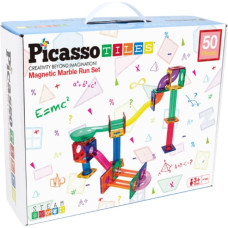 Picasso Tiles Magnētiskais konstruktors Marble Run 50 detaļas, PTG50
