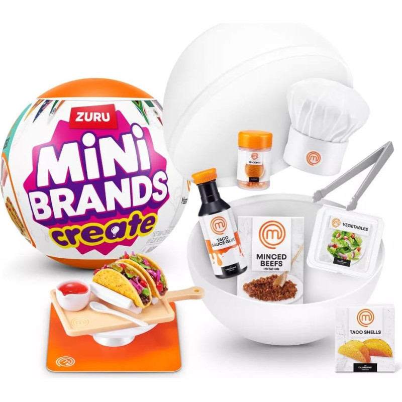 Minibrands MINI BRANDS MASTER CHEF miniatūru komplekts, 2. sērija, sortiments., 77773GQ1