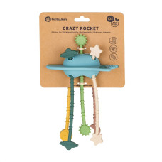 Petite&Mars 579767 Silikonowa zabawka sensoryczna Crazy Rocket Frosted