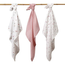 Babyono 397/14 BAMBOO DIAPERS 3PCS PINK