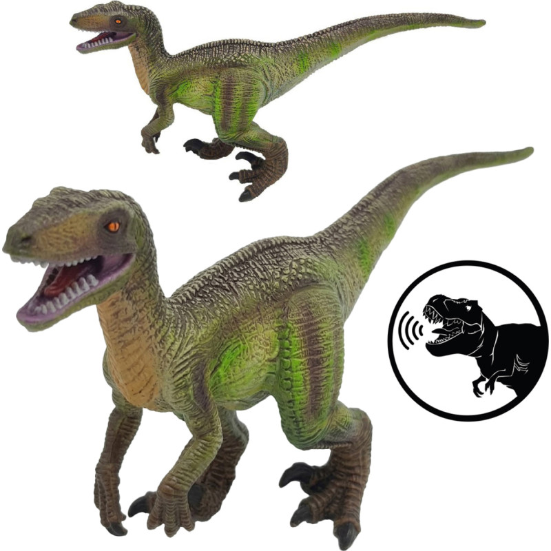 DINOZAUR VELOCIRAPTOR Z GŁOSEM