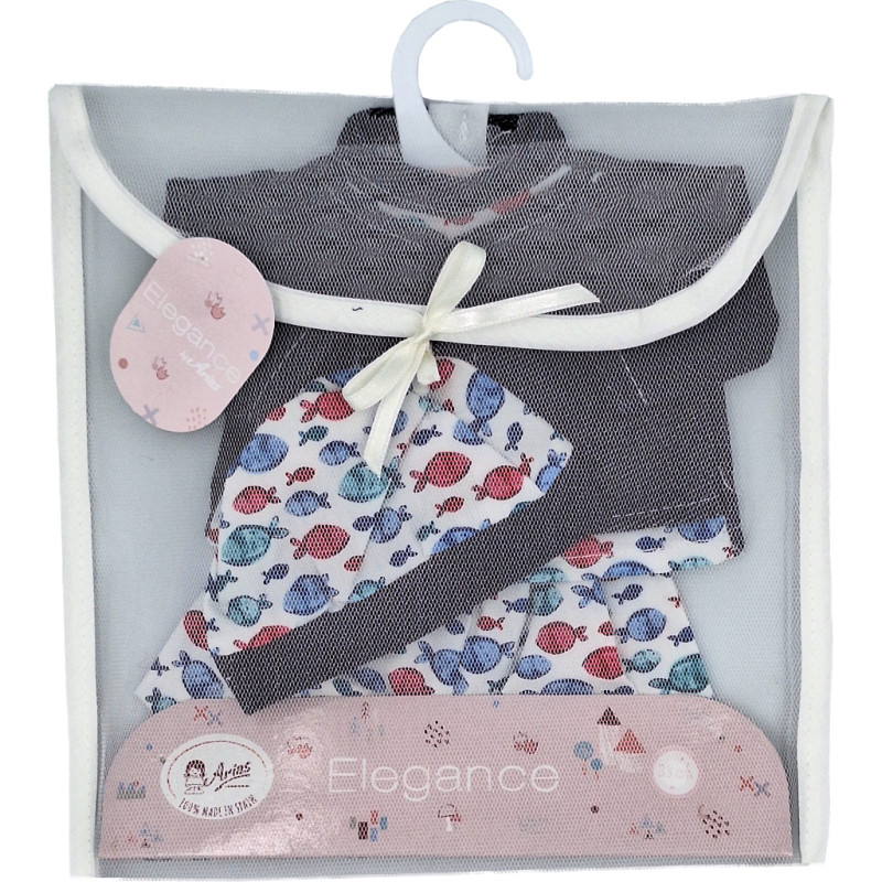 Arias lėlės kūdikio rūbeliai, 33 cm